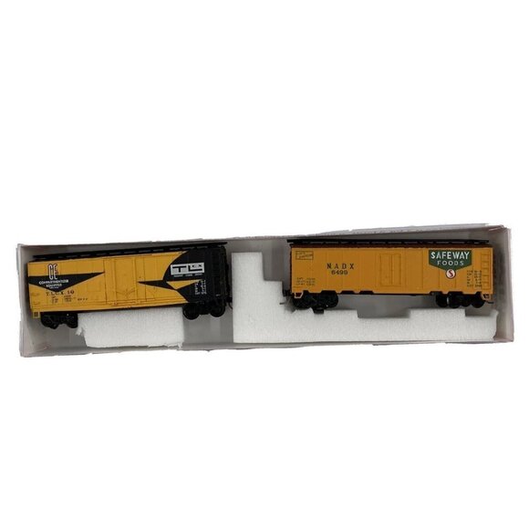 Atlas Safeway Foods Box Car NADX 6499 CE COMPARTMENTIZER EQUIPPED TLCX (2) Box N - Picture 1 of 13